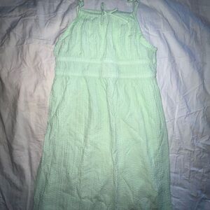 H&M Light Mint Green Girls One-Piece Dress